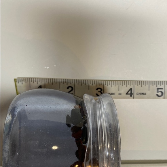 Puddin Jar Small Resin Semi Clear Rock Homemade Screw Lid Container NWOT - Picture 14 of 16